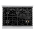 ZLINE 36 in. Paramount Gas Rangetop with 6 Burners and Porcelain Cooktop in Satin Stainless Steel, Open Box-Good Condition