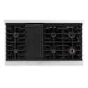 ZLINE 48 in. Paramount Gas Rangetop with 8 Burners and Porcelain Cooktop in Satin Stainless Steel (SRTS-48)