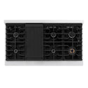ZLINE 48 in. Paramount Gas Rangetop with 8 Burners and Porcelain Cooktop in Satin Stainless Steel, Open Box-Good Condition