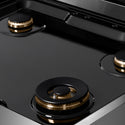 ZLINE 30 in. Paramount Gas Rangetop with 4 Brass Burners and Porcelain Cooktop in Stainless Steel (SRT-BR-30)