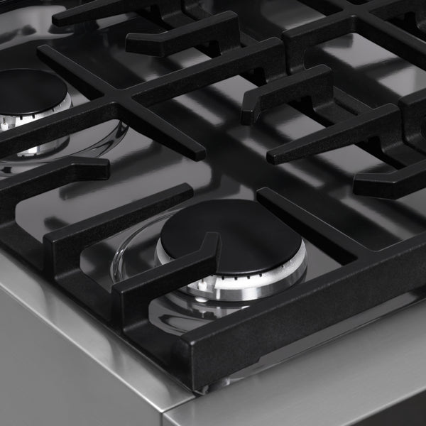 ZLINE 30 in. Paramount Gas Rangetop with 4 Burners and Porcelain Cooktop in Stainless Steel, Open Box-Great Condition