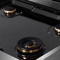 ZLINE Autograph Edition 30 in. Paramount Gas Rangetop with 4 Burners and Porcelain Cooktop in Stainless Steel with Champagne Bronze Accents, Open Box-Good Condition