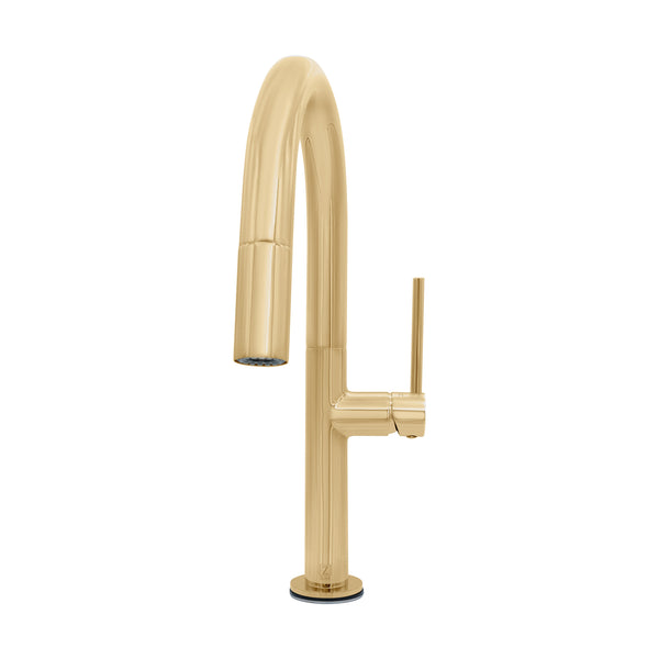 ZLINE Voltaire Kitchen Faucet in Champagne Bronze (VLT-KF-PG)