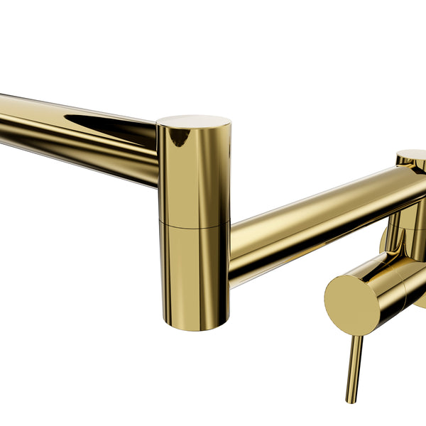 ZLINE Gemini Pot Filler in Polished Gold (GEM-FPF-PG)