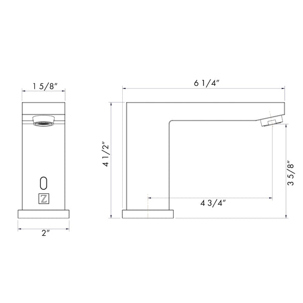 ZLINE Autograph Edition Bliss Touchless Bath Faucet in Polished Gold (BLS-BFS-PG)