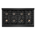 ZLINE 48 in. 6.7 cu. ft. Paramount Dual Fuel Range with 8 Burner DuoPro™ Cooktop and Dual Ovens in Black Stainless Steel, Open Box-Good Condition