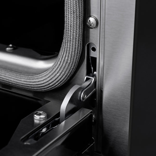 ZLINE 30 in. 4.2 cu. ft. Paramount Gas Range with 4 Burner Cooktop and Convection Gas Oven in Black Stainless Steel (SGRB2-30)