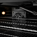 ZLINE Autograph Edition 48 in. 6.7 cu. ft. Paramount Gas Range with 8 Burner DuoPro™ Cooktop and Dual Ovens in Black Stainless Steel and Champagne Bronze Accents, Open Box-Great Condition