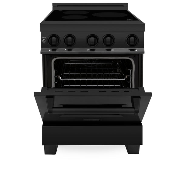 ZLINE 24 in. 2.8 cu. ft. Legacy Induction Range with 4 Element Cooktop and Electric Oven