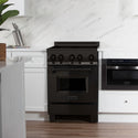 ZLINE 24 in. 2.8 cu. ft. Legacy Induction Range with 4 Element Cooktop and Electric Oven