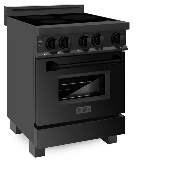 ZLINE 24 in. 2.8 cu. ft. Legacy Induction Range with 4 Element Cooktop and Electric Oven