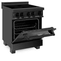 ZLINE 24 in. 2.8 cu. ft. Legacy Induction Range with 4 Element Cooktop and Electric Oven