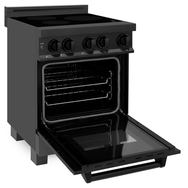 ZLINE 24 in. 2.8 cu. ft. Legacy Induction Range with 4 Element Cooktop and Electric Oven