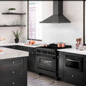 ZLINE 36 in. 4.6 cu. ft. Legacy Induction Range with 5 Element Cooktop and Electric Oven in Black Stainless Steel, Open Box-Great Condition