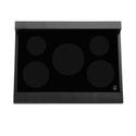 ZLINE 36 in. 4.6 cu. ft. Legacy Induction Range with 5 Element Cooktop and Electric Oven in Black Stainless Steel, Open Box-Great Condition