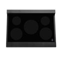 ZLINE 36 in. 4.6 cu. ft. Legacy Induction Range with 5 Element Cooktop and Electric Oven in Black Stainless Steel, Open Box-Good Condition