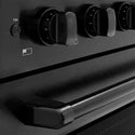 ZLINE 30 in. 4.2 cu. ft. Paramount Induction Range with 4 Element Cooktop and Electric Convection Oven in Black Stainless Steel, Open Box-Great Condition