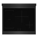ZLINE Autograph Edition 30 in. 4.2 cu. ft. Paramount Induction Range with 4 Element Cooktop and Electric Convection Oven in Black Stainless Steel with Champagne Bronze Accents (SINRBZ-30-CB)