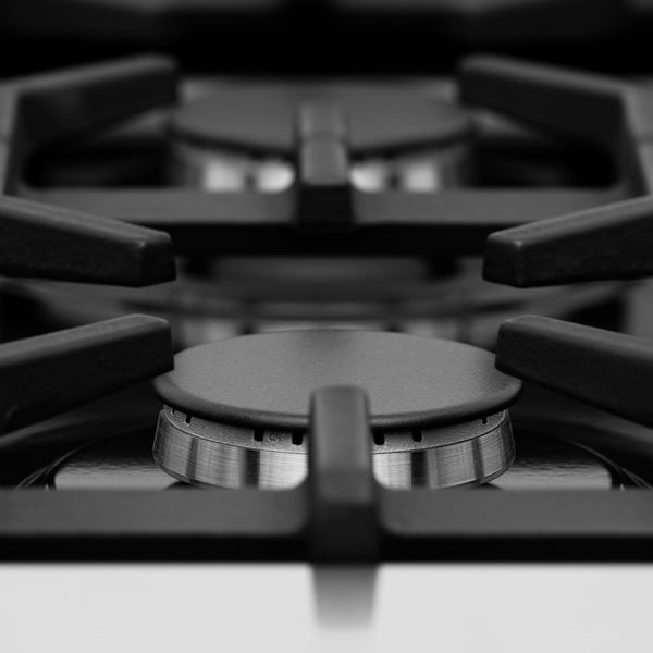 ZLINE 36 in. Classic Gas Rangetop with 6 Burners and Porcelain Cooktop in Black Stainless Steel, Open Box-Great Condition
