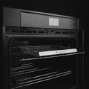 ZLINE 30 in. Professional True Convection Double Wall Oven with Air Fry and Self Clean in Black Stainless Steel, Open Box-Great Condition