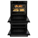 ZLINE 30 in. Professional True Convection Double Wall Oven with Air Fry and Self Clean in Black Stainless Steel, Open Box-Great Condition