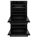 ZLINE 30 in. Professional True Convection Double Wall Oven with Air Fry and Self Clean in Black Stainless Steel, Open Box-Good Condition