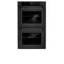 ZLINE 30 in. Professional True Convection Double Wall Oven with Air Fry and Self Clean in Black Stainless Steel (WADB-30)