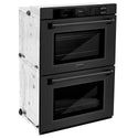 ZLINE 30 in. Professional True Convection Double Wall Oven with Air Fry and Self Clean in Black Stainless Steel, Open Box-Great Condition