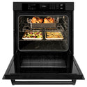 ZLINE 30 in. Professional True Convection Single Wall Oven with Air Fry and Self Clean in Black Stainless Steel, Open Box-Good Condition