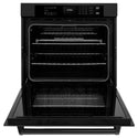ZLINE 30 in. Professional True Convection Single Wall Oven with Air Fry and Self Clean in Black Stainless Steel, Open Box-Good Condition