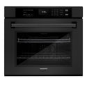 ZLINE 30 in. Professional True Convection Single Wall Oven with Air Fry and Self Clean in Black Stainless Steel, Open Box-Good Condition
