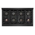 ZLINE Autograph Edition 48 in. Paramount Gas Rangetop with 8 Burner DuoPro™ Cooktop in Black Stainless Steel and Polished Gold Accents, Open Box-Great Condition