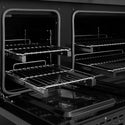 ZLINE 48 in. 6.7 cu. ft. Paramount Double Oven Dual Fuel Range with 8 Burner Gas Cooktop in Black Satin Stainless Steel, Open Box-Great Condition