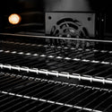 ZLINE Designer Collection 36 in. 5.2 cu. ft. Paramount Dual Fuel Range with 6 Burner Gas Cooktop and Electric Convection Oven in Black Satin Stainless Steel with Matte Black and Champagne Bronze Accents, Open Box-Good Condition