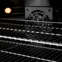 ZLINE Autograph Edition 48 in. 6.7 cu. ft. Paramount Double Oven Dual Fuel Range with 8 Burner Gas Cooktop in Black Satin Stainless Steel and Champagne Bronze Accents, Open Box-Great Condition