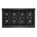 ZLINE 48 in. 6.7 cu. ft. Paramount Dual Fuel Range with 8 Burner DuoPro™ Cooktop and Dual Ovens in Black Satin Stainless Steel, Open Box-Good Condition