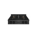 ZLINE 30 in. Paramount Gas Rangetop with 4 Burner DuoPro™ Cooktop in Black Satin Stainless Steel (PSRTBS-30)