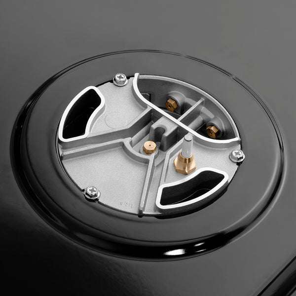 ZLINE 48 in. Paramount Gas Rangetop with 8 Burner DuoPro™ Cooktop in Black Satin Stainless Steel (PSRTBS-48)