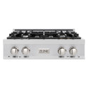 ZLINE 30 in. Legacy Gas Rangetop with 4 Burners and Porcelain Cooktop in Stainless Steel (RT30)