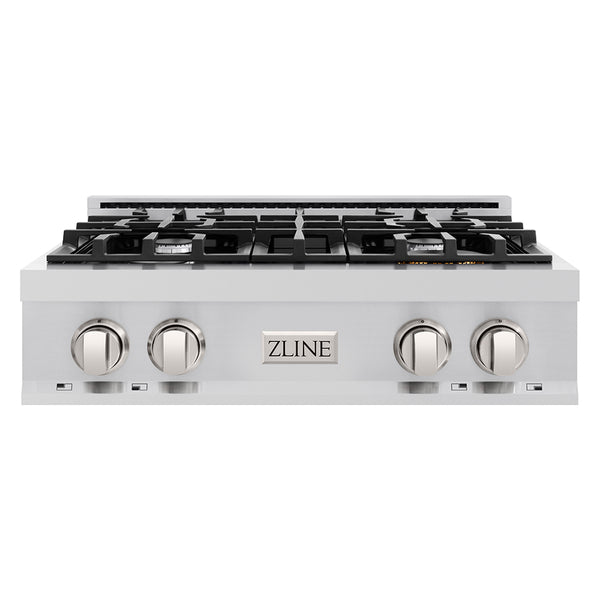 ZLINE 30 in. Legacy Gas Rangetop with 4 Burners and Porcelain Cooktop in Stainless Steel (RT30)