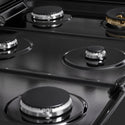 ZLINE 36 in. Classic Gas Rangetop with 6 Burners and Porcelain Cooktop in Black Stainless Steel (RTB2-36)