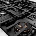 ZLINE 36 in. Legacy Gas Rangetop with 6 Burners and Porcelain Cooktop in Satin Stainless Steel (RTS-36)