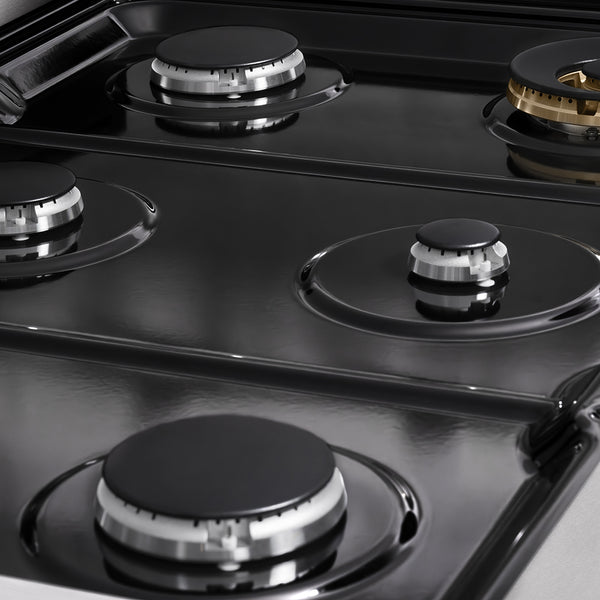 ZLINE 36 in. Legacy Gas Rangetop with 6 Burners and Porcelain Cooktop in Satin Stainless Steel (RTS-36)