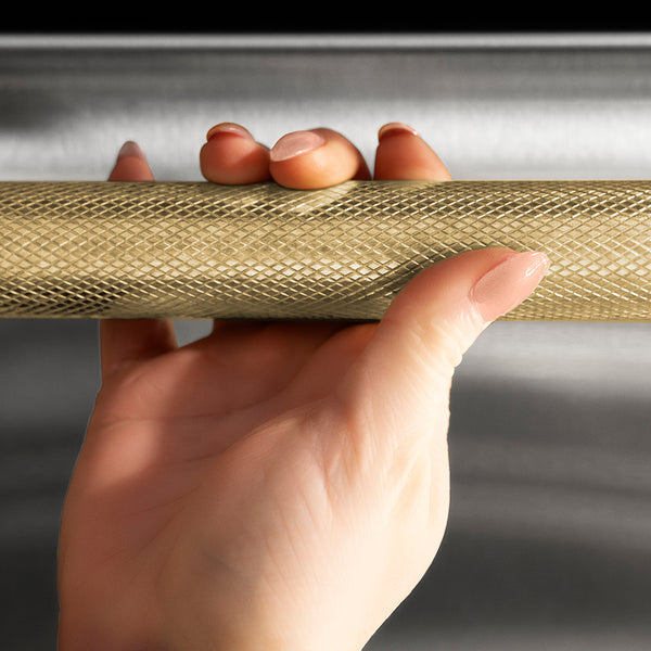 ZLINE 24 in. Autograph Edition Dishwasher Helix Handle (Set of 1) in Champagne Bronze (DWHZ-K-CB-24)