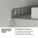 ZLINE 46 in. DuraMount™ Wall Mount Range Hood Insert in Stainless Steel (683-46)