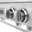 ZLINE 36 in. Legacy Gas Rangetop with 6 Burners and Porcelain Cooktop in Satin Stainless Steel, Open Box-Great Condition