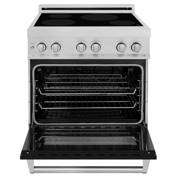 ZLINE 30 in. 4.0 cu. ft. Legacy Induction Range with 4 Element Cooktop and Electric Oven