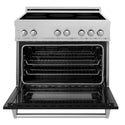 ZLINE 36 in. 4.6 cu. ft. Legacy Induction Range with 5 Element Cooktop and Electric Oven