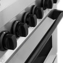 ZLINE Autograph Edition 48 in. 6.0 cu. ft. Legacy Dual Fuel Range with 7 Burner Gas Cooktop and 2 Electric Ovens in Stainless Steel and Matte Black Accents, Open Box-Great Condition