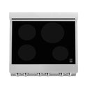 ZLINE 30 in. 4.0 cu. ft. Legacy Induction Range with 4 Element Cooktop and Electric Oven in Satin Stainless Steel, Open Box-Good Condition